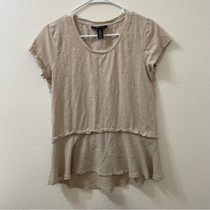 Style&co blouse tan small